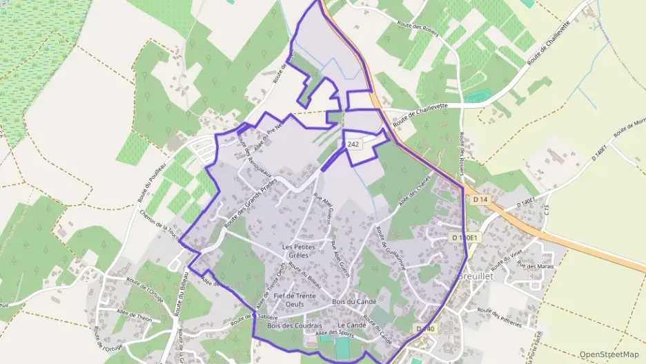 Maison 87 m² trois pièces à vendre à Breuillet