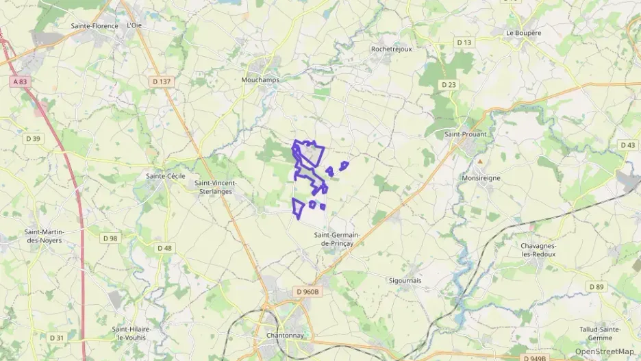 Maison 92 m² trois pièces à vendre à Saint-Germain-de-Prinçay