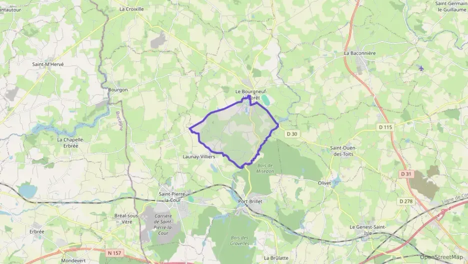 Maison 119 m² six pièces à vendre à Le Bourgneuf-la-Forêt