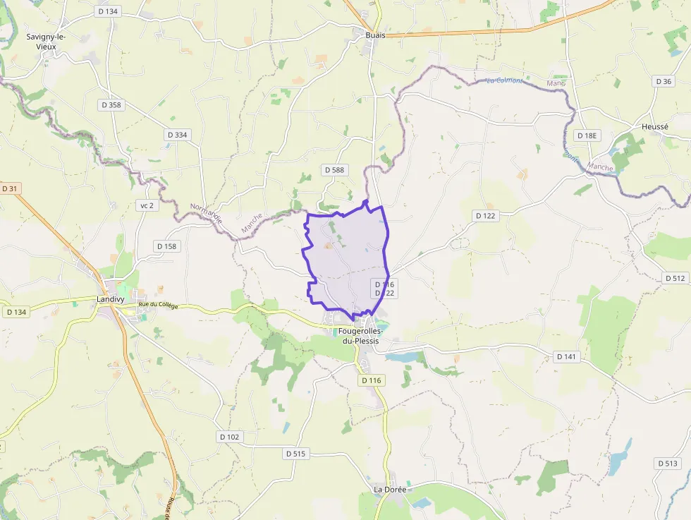 Maison 92 m² trois pièces à vendre à Fougerolles-du-Plessis