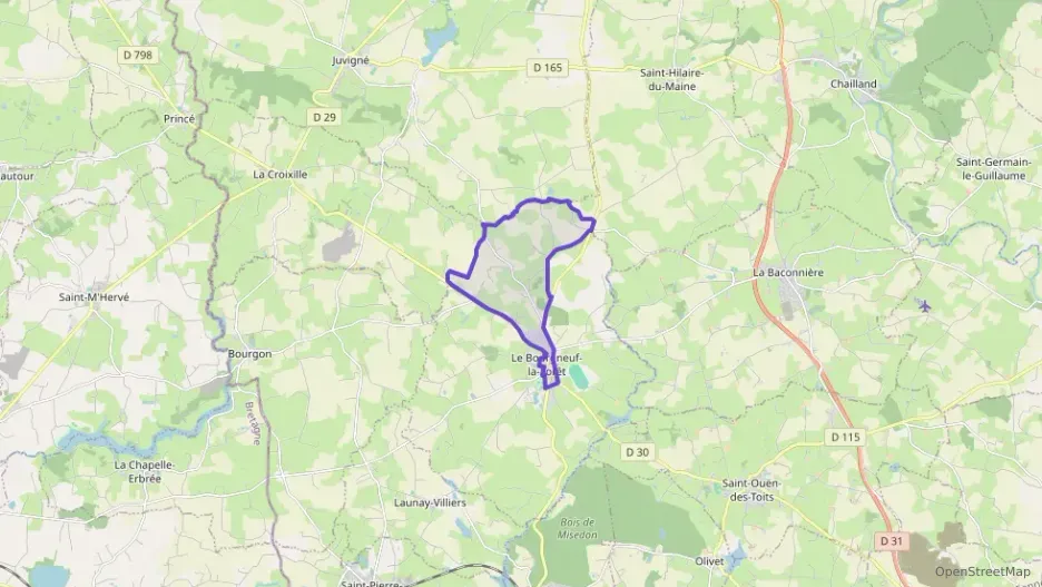 Maison 107 m² quatre pièces à vendre à Le Bourgneuf-la-Forêt Maison 107 m² quatre pièces à vendre à Le Bourgneuf-la-Forêt