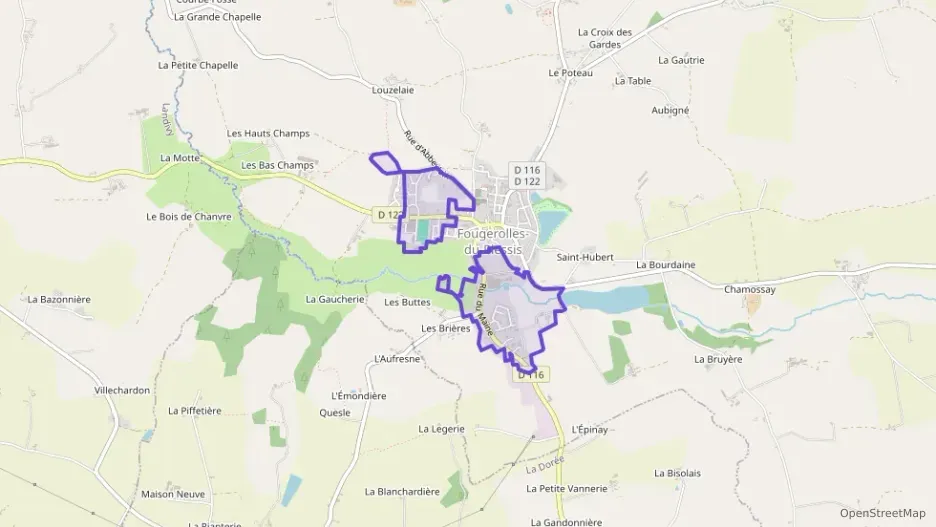 Maison 91 m² quatre pièces à vendre à Fougerolles-du-Plessis