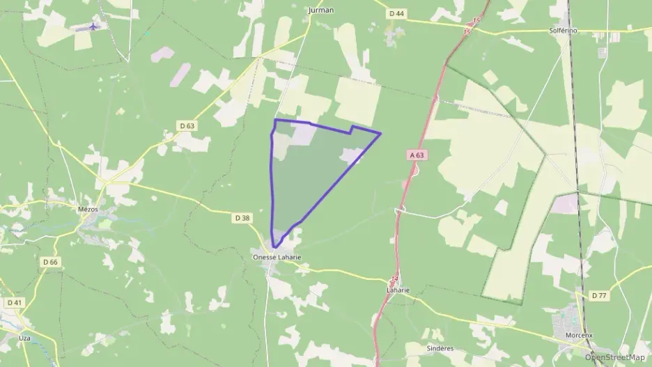 Maison 97 m² cinq pièces à vendre à Onesse-Laharie Maison 97 m² cinq pièces à vendre à Onesse-Laharie