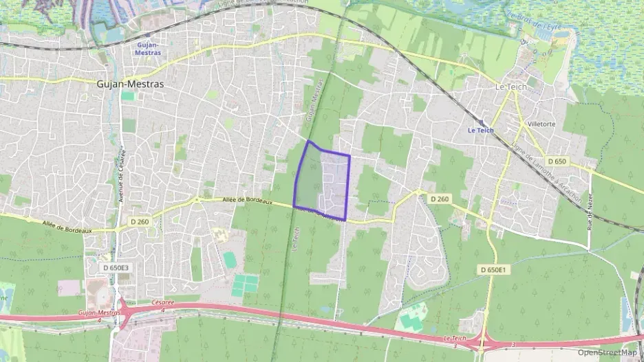 Maison 88 m² quatre pièces à vendre à Le Teich Maison 88 m² quatre pièces à vendre à Le Teich