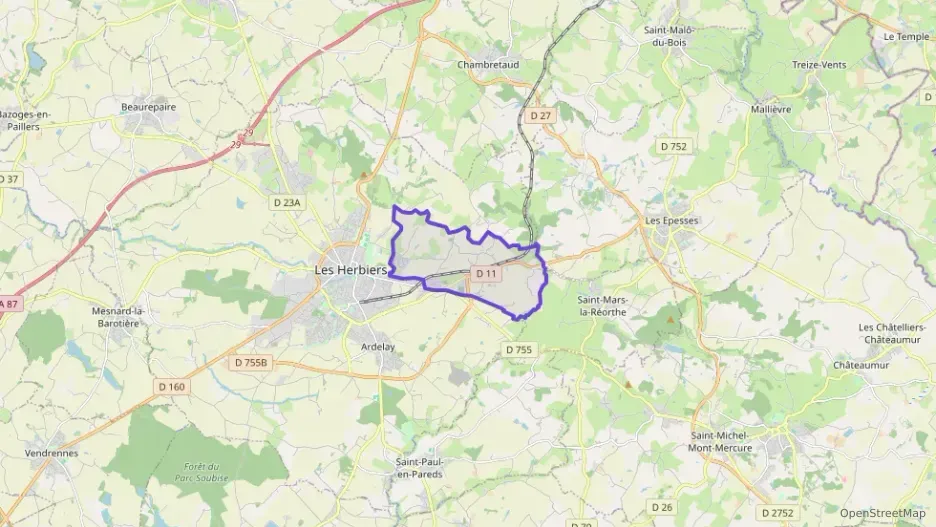 Maison 69 m² trois pièces à vendre à Les Herbiers
