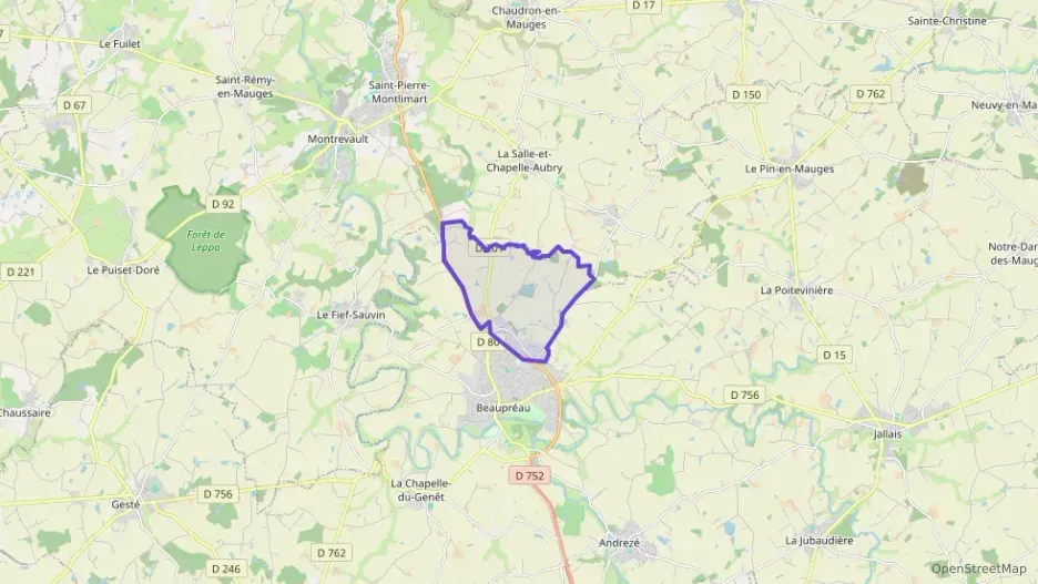 Maison 135 m² cinq pièces à vendre à Beaupréau-en-Mauges