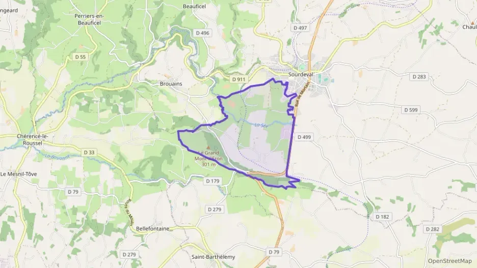 Maison 80 m² quatre pièces à vendre à Sourdeval