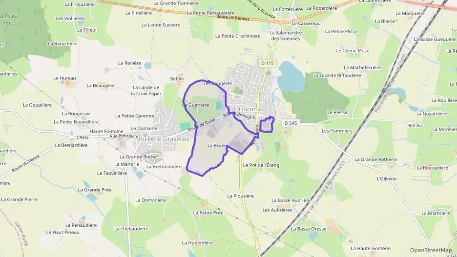 Maison 102 m² six pièces à vendre à Loiron-Ruillé Maison 102 m² six pièces à vendre à Loiron-Ruillé