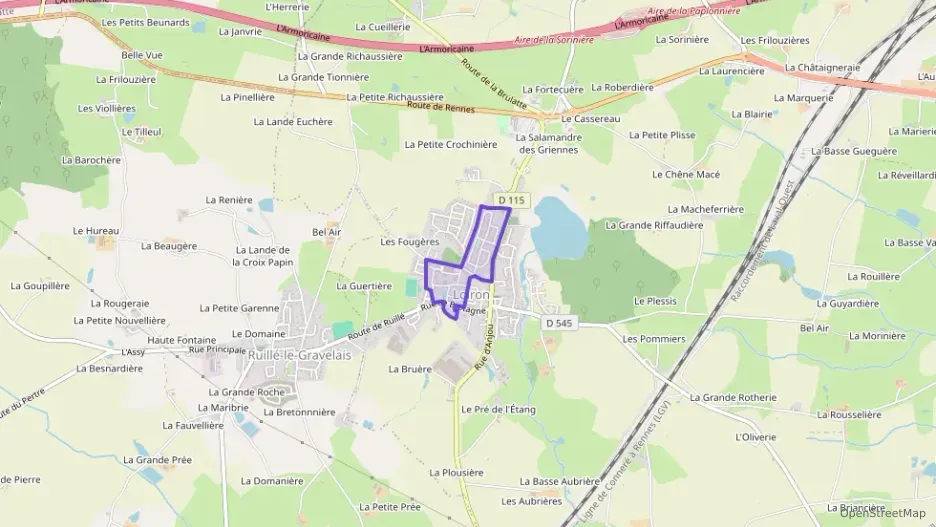 Maison 119 m² quatre pièces à vendre à Loiron-Ruillé Maison 119 m² quatre pièces à vendre à Loiron-Ruillé