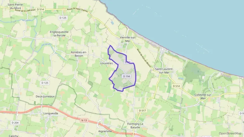 Maison 111 m² quatre pièces à vendre à Vierville-sur-Mer Maison 111 m² quatre pièces à vendre à Vierville-sur-Mer