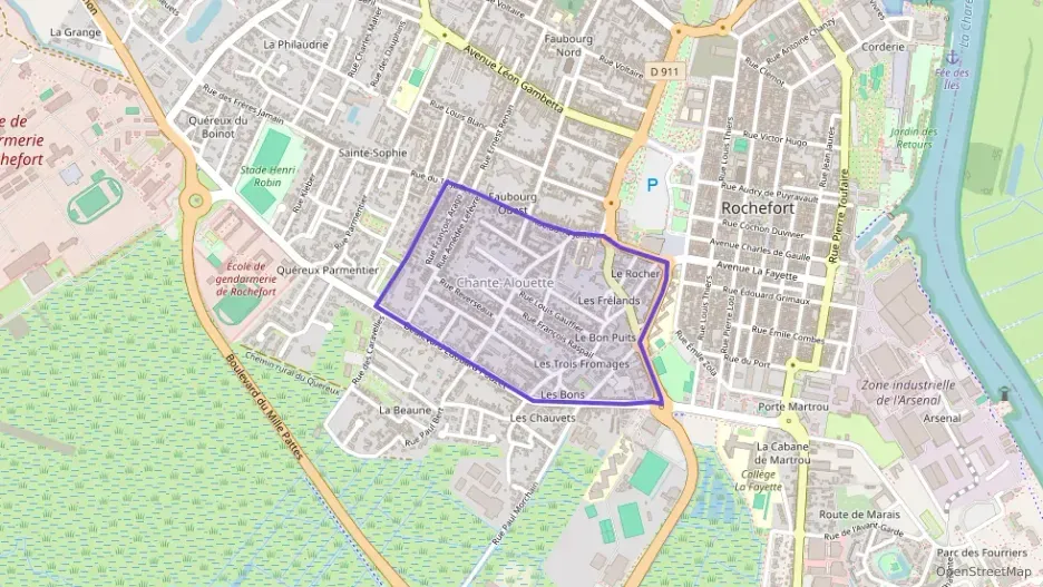 Maison 70 m² trois pièces à vendre à Rochefort