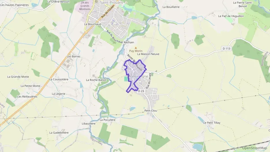 Maison 66 m² quatre pièces à vendre à Monsireigne Maison 66 m² quatre pièces à vendre à Monsireigne