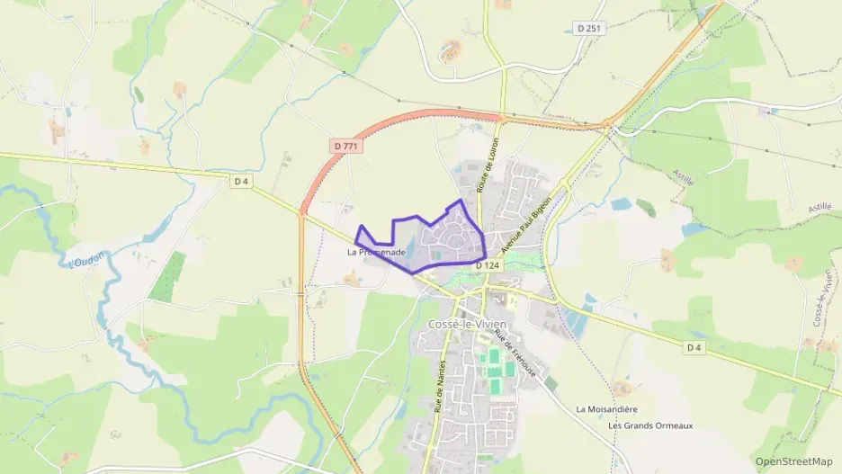 Maison 55 m² trois pièces à vendre à Cossé-le-Vivien