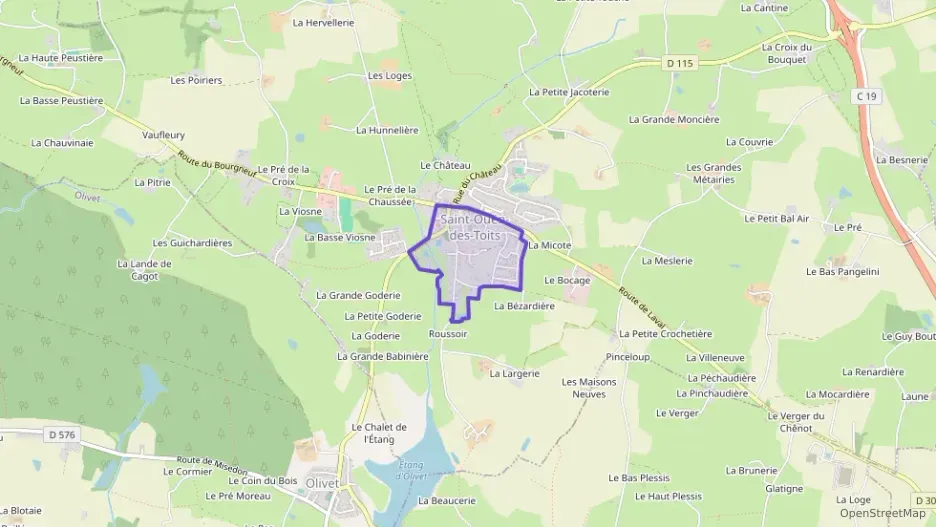Maison 90 m² quatre pièces à vendre à Saint-Ouën-des-Toits