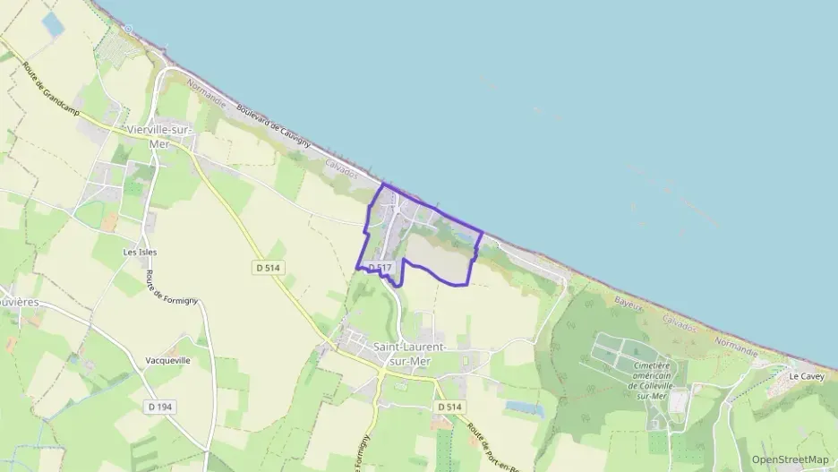 Maison 125 m² cinq pièces à vendre à Saint-Laurent-sur-Mer