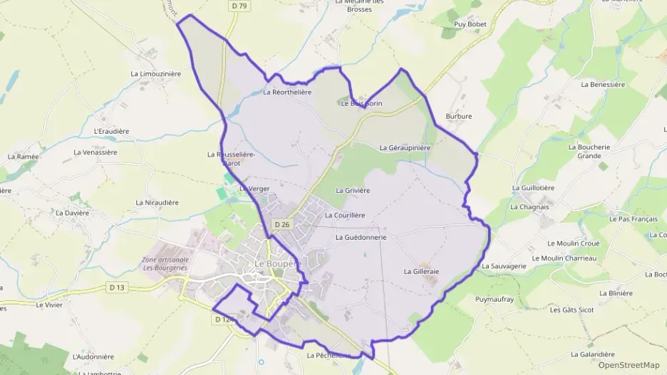 Maison 88 m² cinq pièces à vendre à Le Boupère