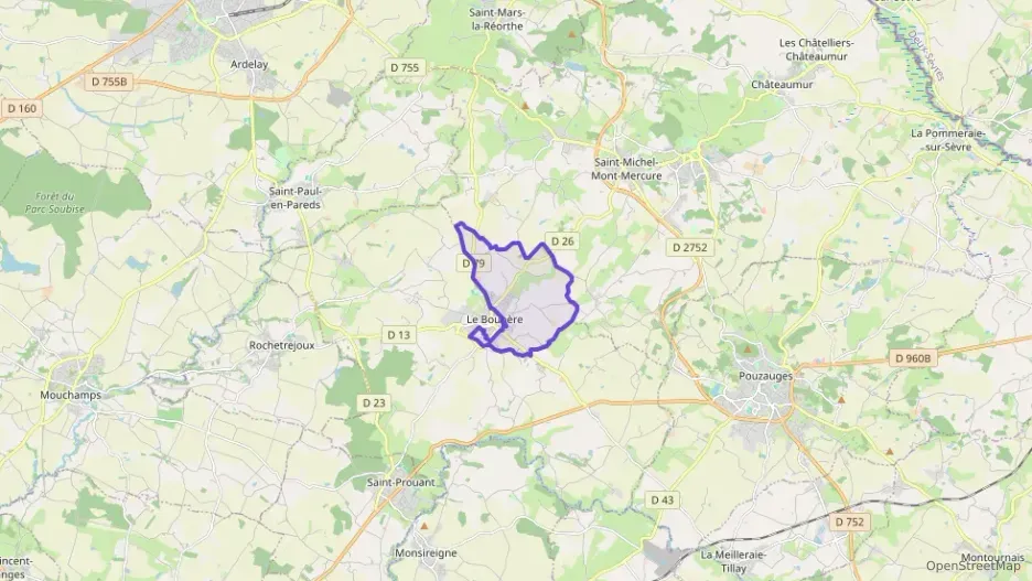 Maison 88 m² cinq pièces à vendre à Le Boupère