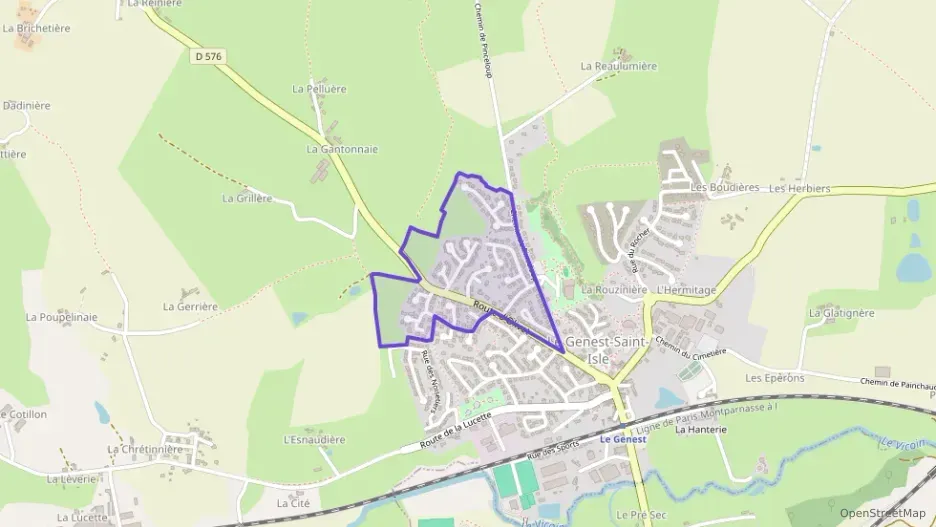 Maison 73 m² trois pièces à vendre à Le Genest-Saint-Isle