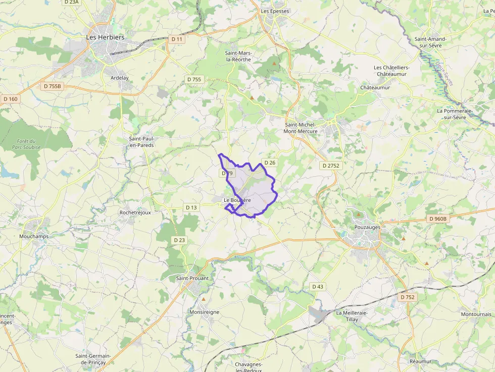 Maison 62 m² trois pièces à vendre à Le Boupère