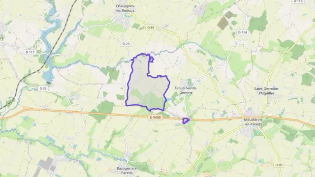 Maison 122 m² quatre pièces à vendre à Tallud-Sainte-Gemme