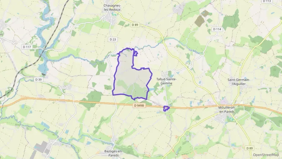 Maison 122 m² quatre pièces à vendre à Tallud-Sainte-Gemme Maison 122 m² quatre pièces à vendre à Tallud-Sainte-Gemme