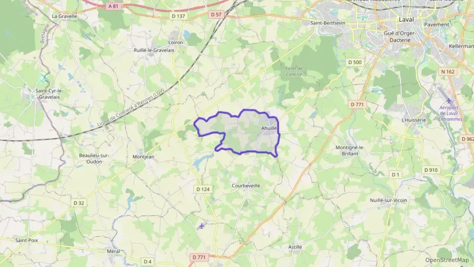 Maison 76 m² quatre pièces à vendre à Ahuillé Maison 76 m² quatre pièces à vendre à Ahuillé