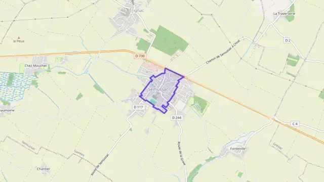 Maison 80 m² trois pièces à vendre à Semussac