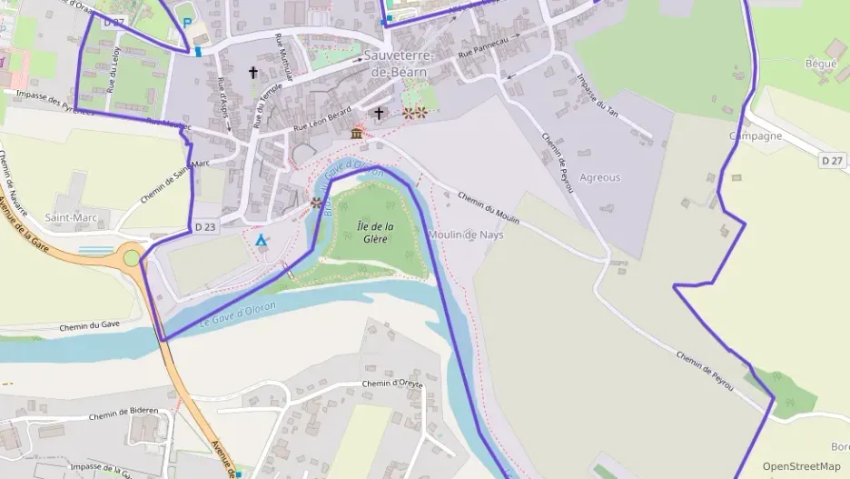 Maison 120 m² sept pièces à vendre à Sauveterre-de-Béarn