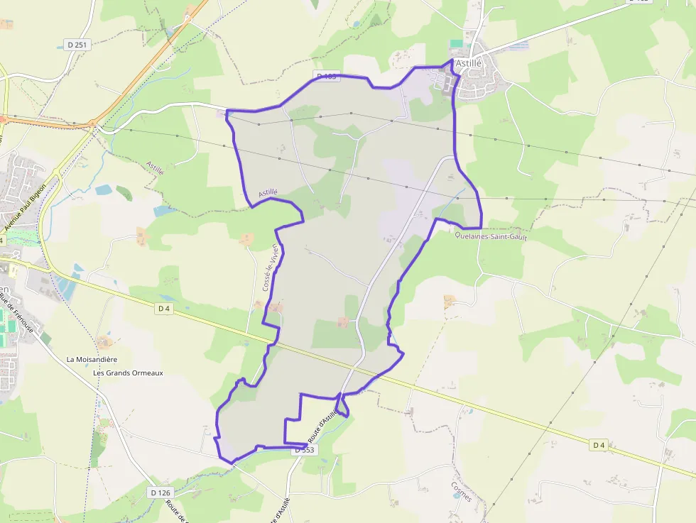 Maison 106 m² quatre pièces à vendre à Astillé