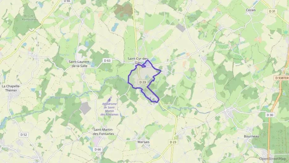 Maison 119 m² cinq pièces à vendre à Saint-Cyr-des-Gâts