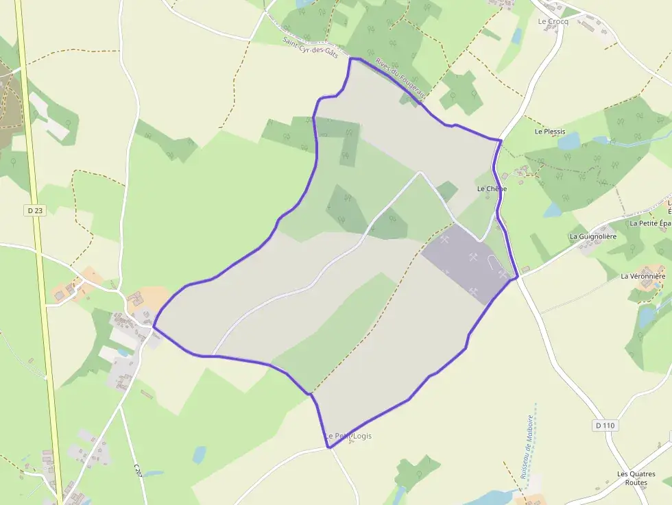 Maison 180 m² quatre pièces à vendre à Saint-Cyr-des-Gâts