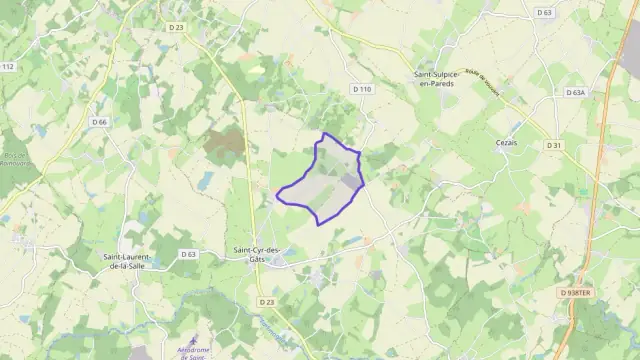 Maison 180 m² quatre pièces à vendre à Saint-Cyr-des-Gâts