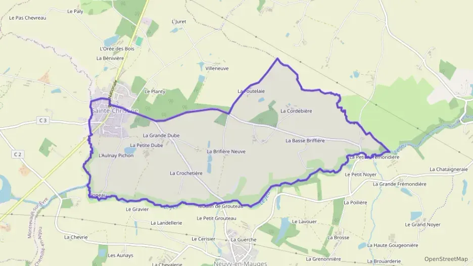 Maison 88 m² cinq pièces à vendre à Chemillé-en-Anjou