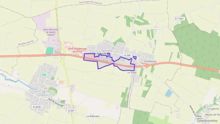 Maison 92 m² quatre pièces à vendre à Ferrières