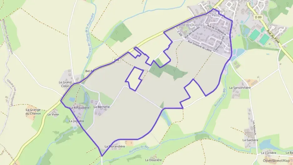 Maison 89 m² quatre pièces à vendre à Mouilleron-Saint-Germain