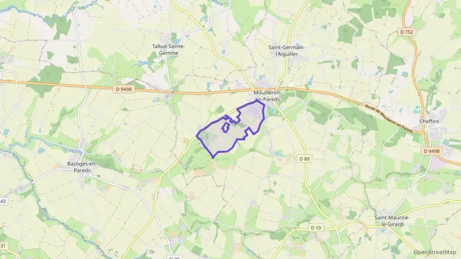 Maison 89 m² quatre pièces à vendre à Mouilleron-Saint-Germain