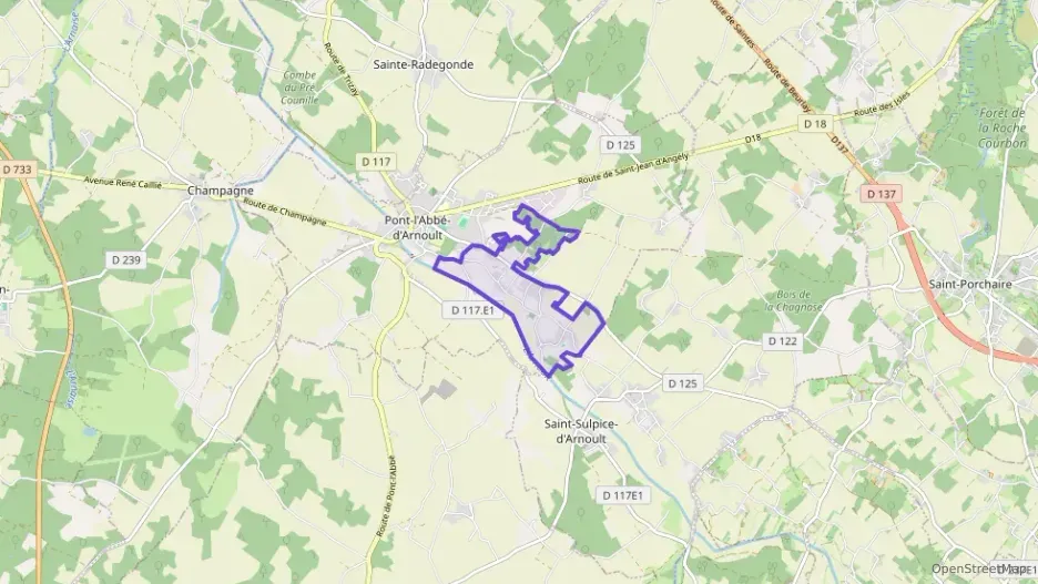 Maison 123 m² quatre pièces à vendre à Pont-l`Abbé-d`Arnoult