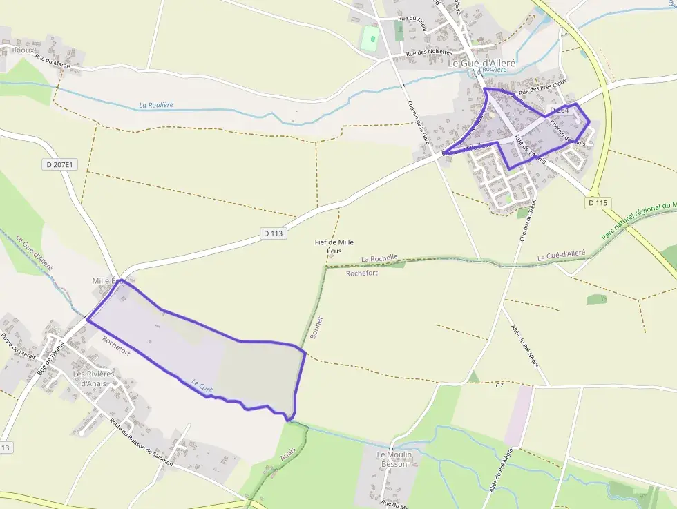 Maison 225 m² quatre pièces à vendre à Le Gué-d`Alleré