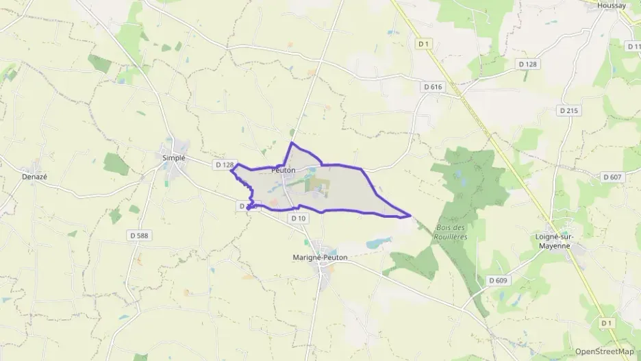 Maison 60 m² deux pieces à vendre à Peuton Maison 60 m² deux pieces à vendre à Peuton