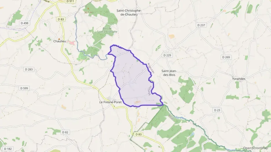 Maison 70 m² trois pièces à vendre à Le Fresne-Poret