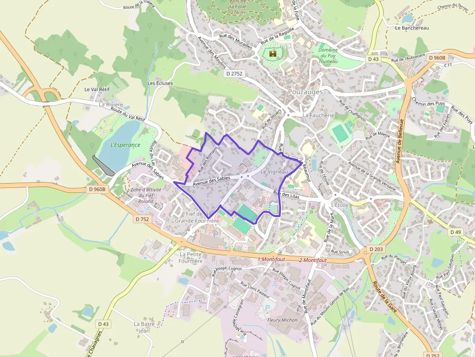 Maison 74 m² quatre pièces à vendre à Pouzauges