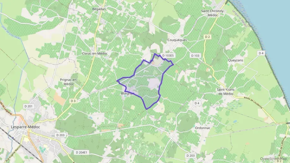 Maison 78 m² quatre pièces à vendre à Blaignan-Prignac