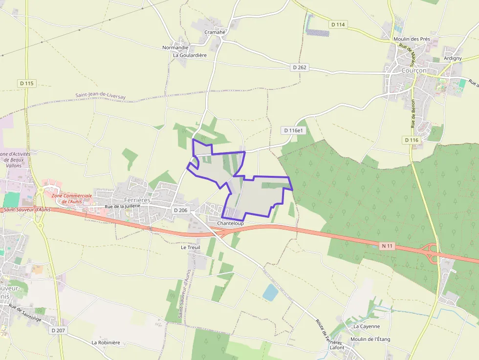 Maison 105 m² quatre pièces à vendre à Ferrières