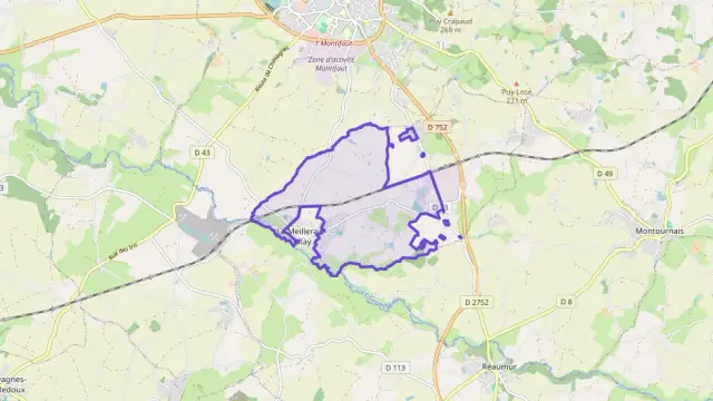 Maison 92 m² quatre pièces à vendre à La Meilleraie-Tillay