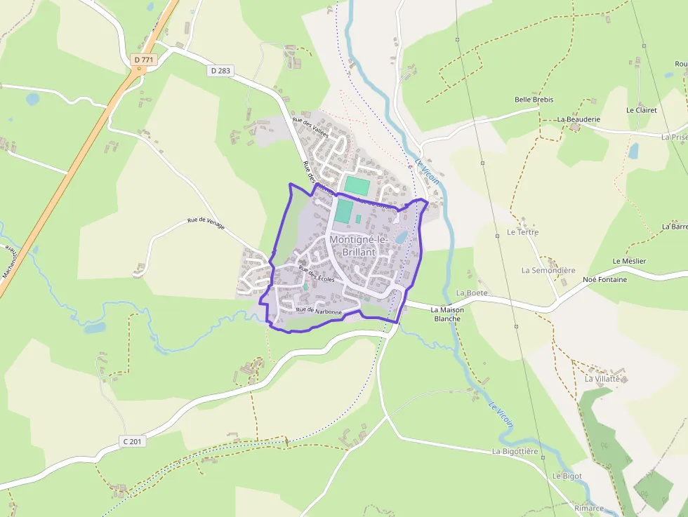 Maison 44 m² deux pieces à vendre à Montigné-le-Brillant