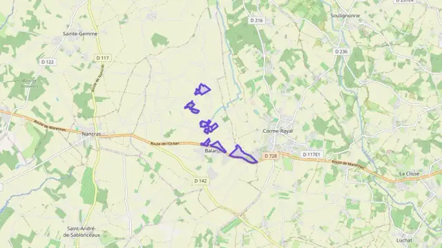 Maison 69 m² trois pièces à vendre à Balanzac