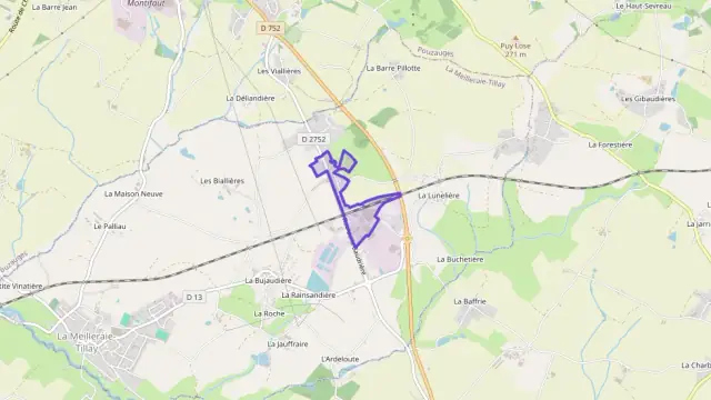 Maison 86 m² quatre pièces à vendre à La Meilleraie-Tillay