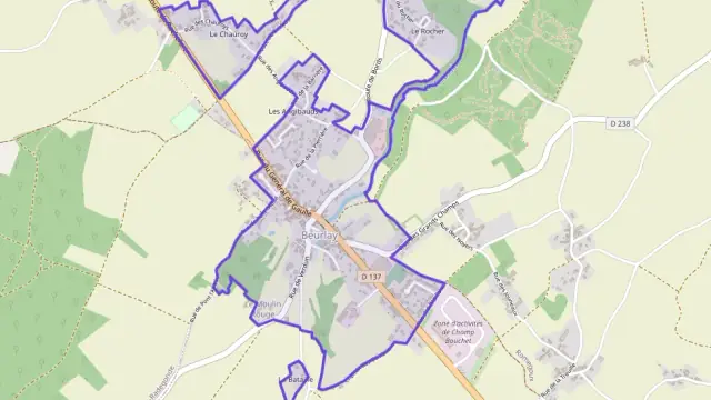 Maison 128 m² quatre pièces à vendre à Beurlay