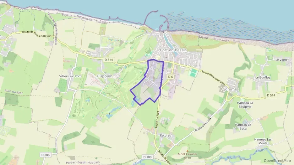 Maison 90 m² quatre pièces à vendre à Port-en-Bessin-Huppain