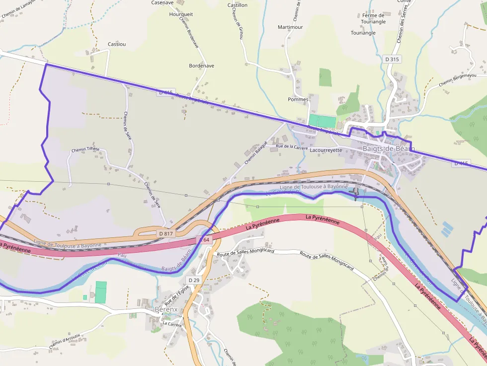Maison 179 m² cinq pièces à vendre à Baigts-de-Béarn Maison 179 m² cinq pièces à vendre à Baigts-de-Béarn